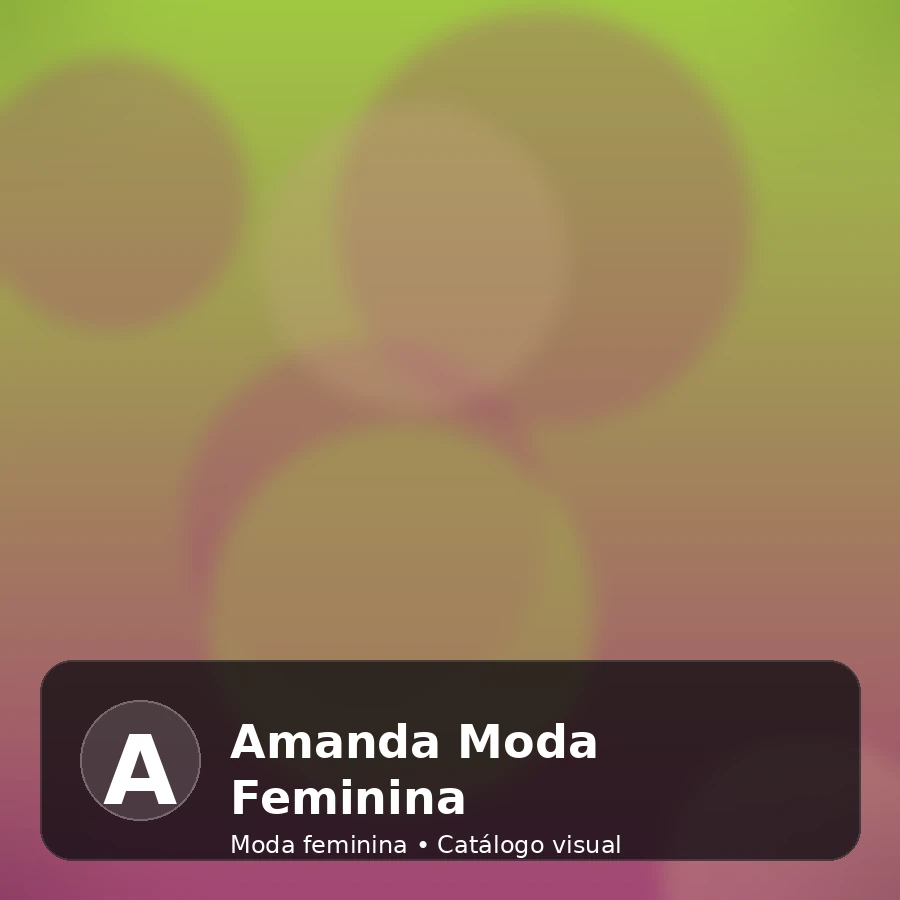 Amanda Moda Feminina - catálogo
