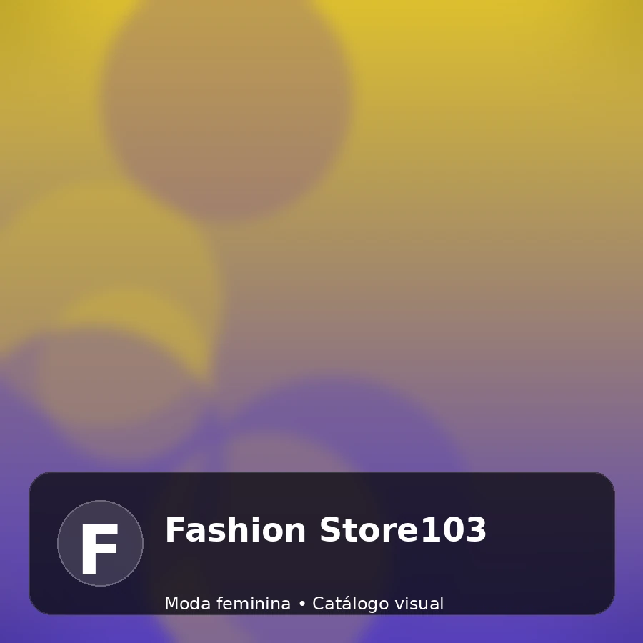 Fashion Store103 - catálogo