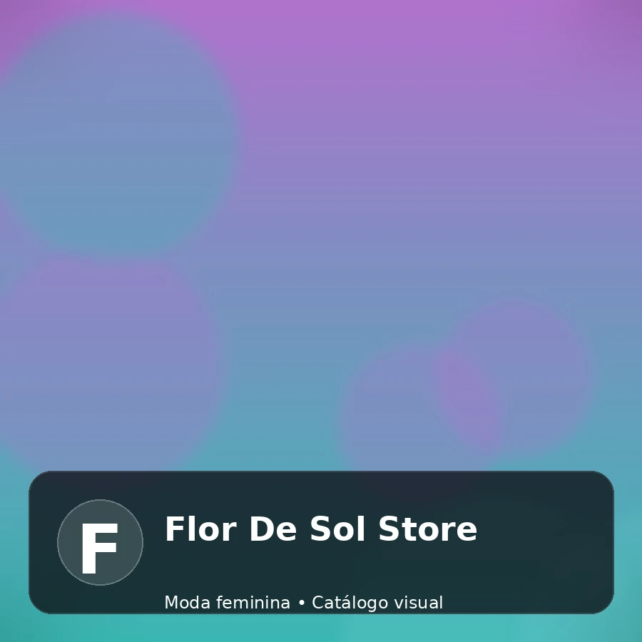 Flor De Sol Store - catálogo