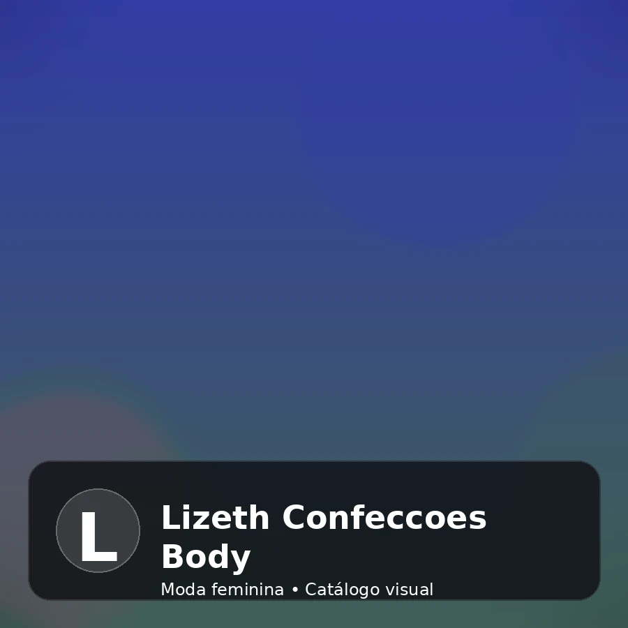 Lizeth Confeccoes Body - catálogo