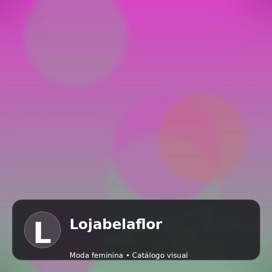 Lojabelaflor - catálogo