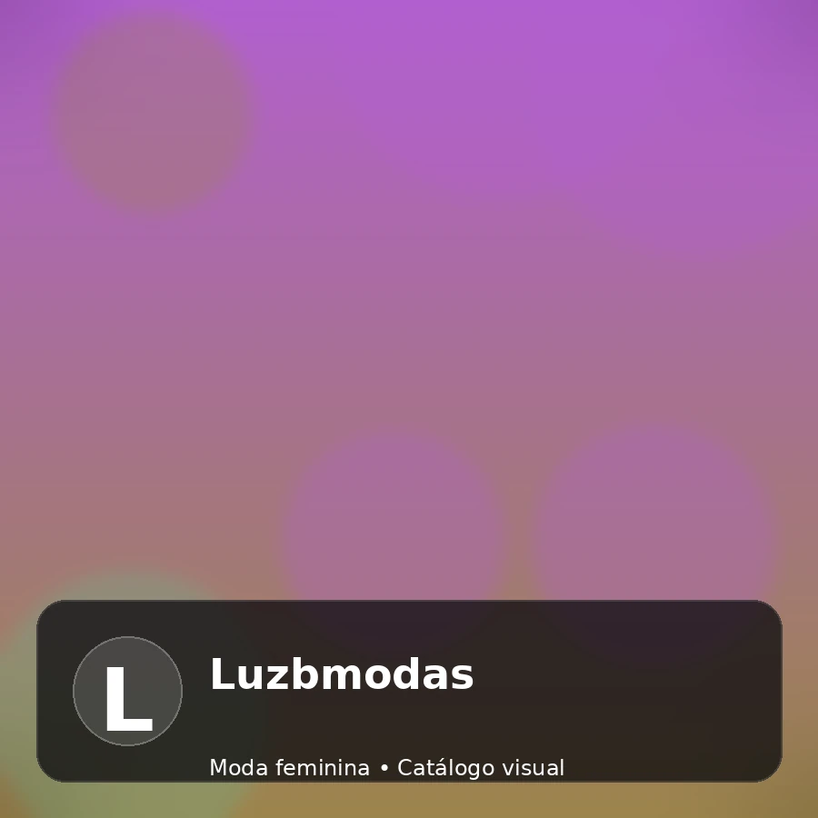 Luzbmodas - catálogo