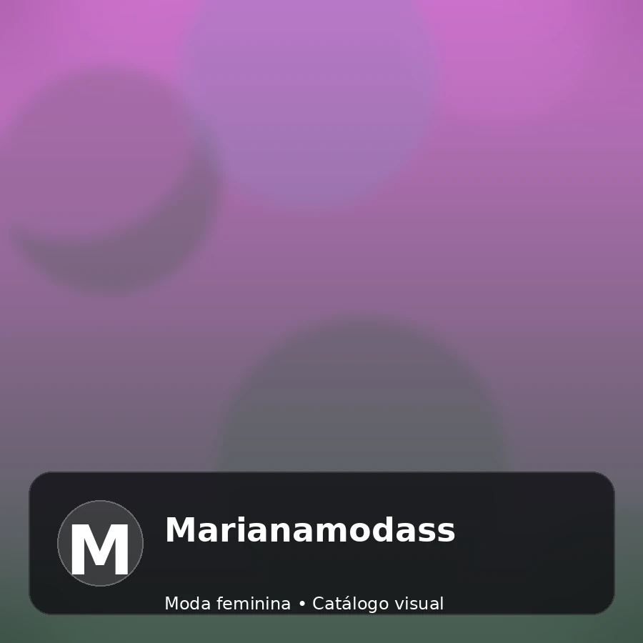 Marianamodass - catálogo