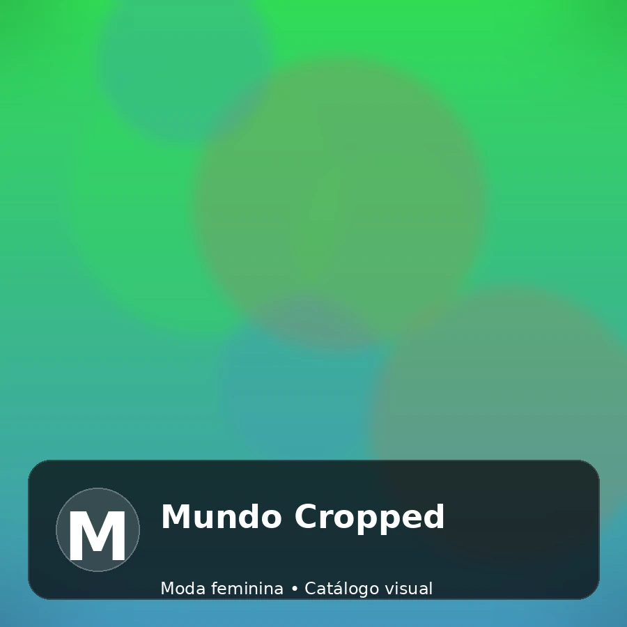 Mundo Cropped - catálogo