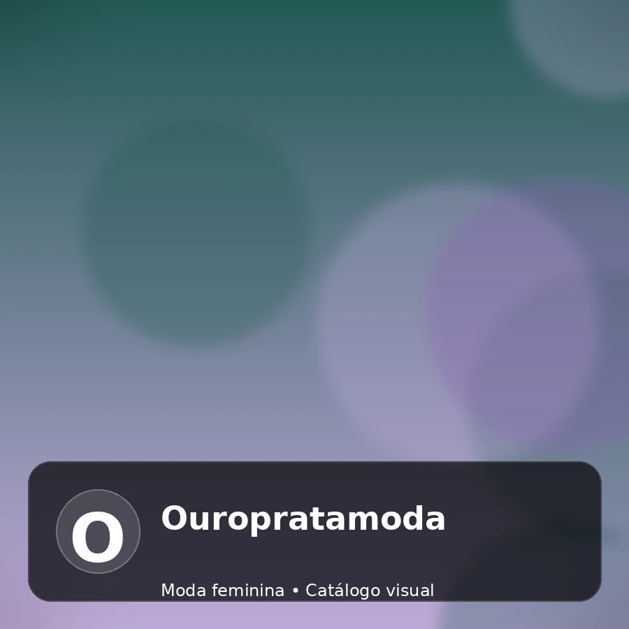 Ouropratamoda - catálogo