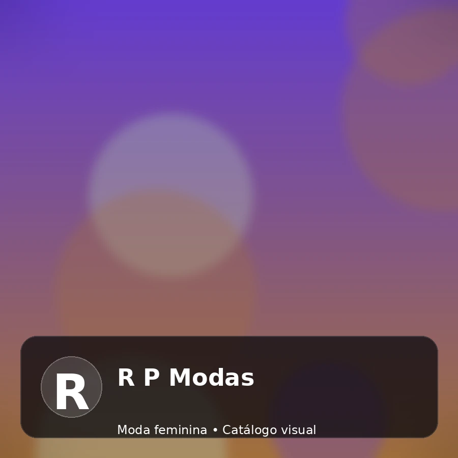 R P Modas - catálogo