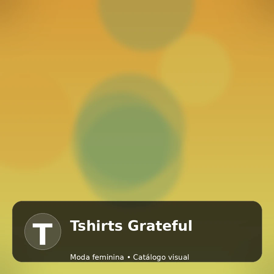 Tshirts Grateful - catálogo